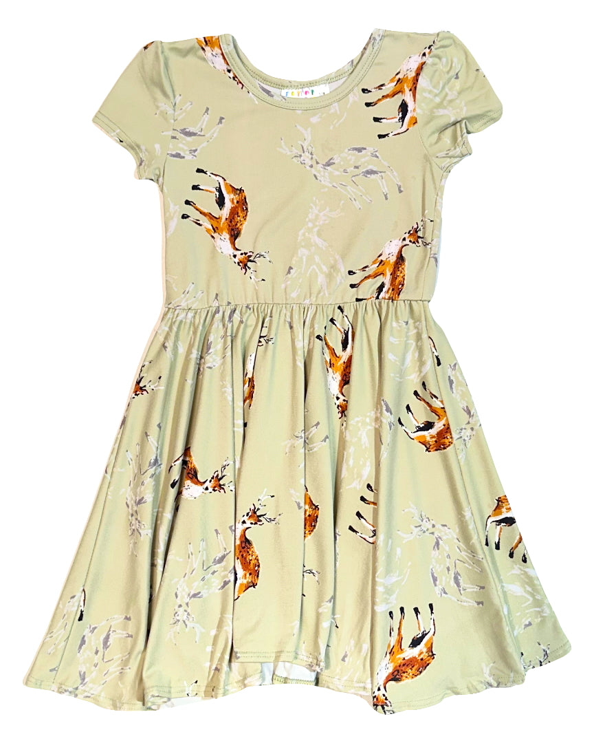 Woodland Wonder Cap Dress 🦌🌲