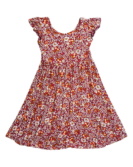 Autumn Blossom Empire Dress