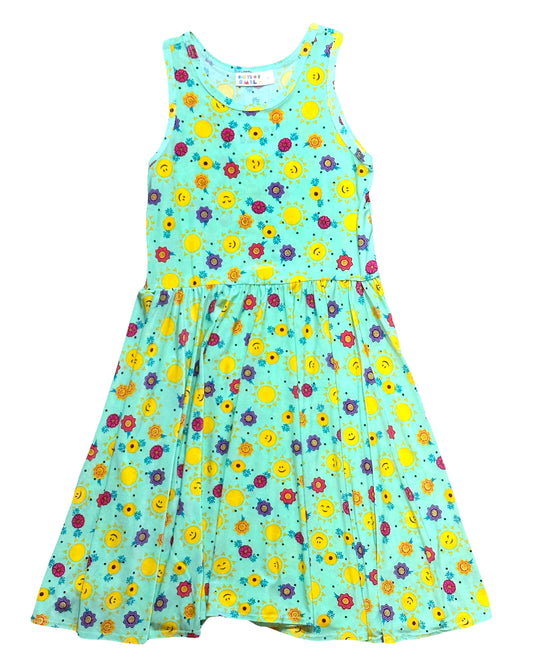 Sunbeam Smiles Tank Dress ☀️🌼