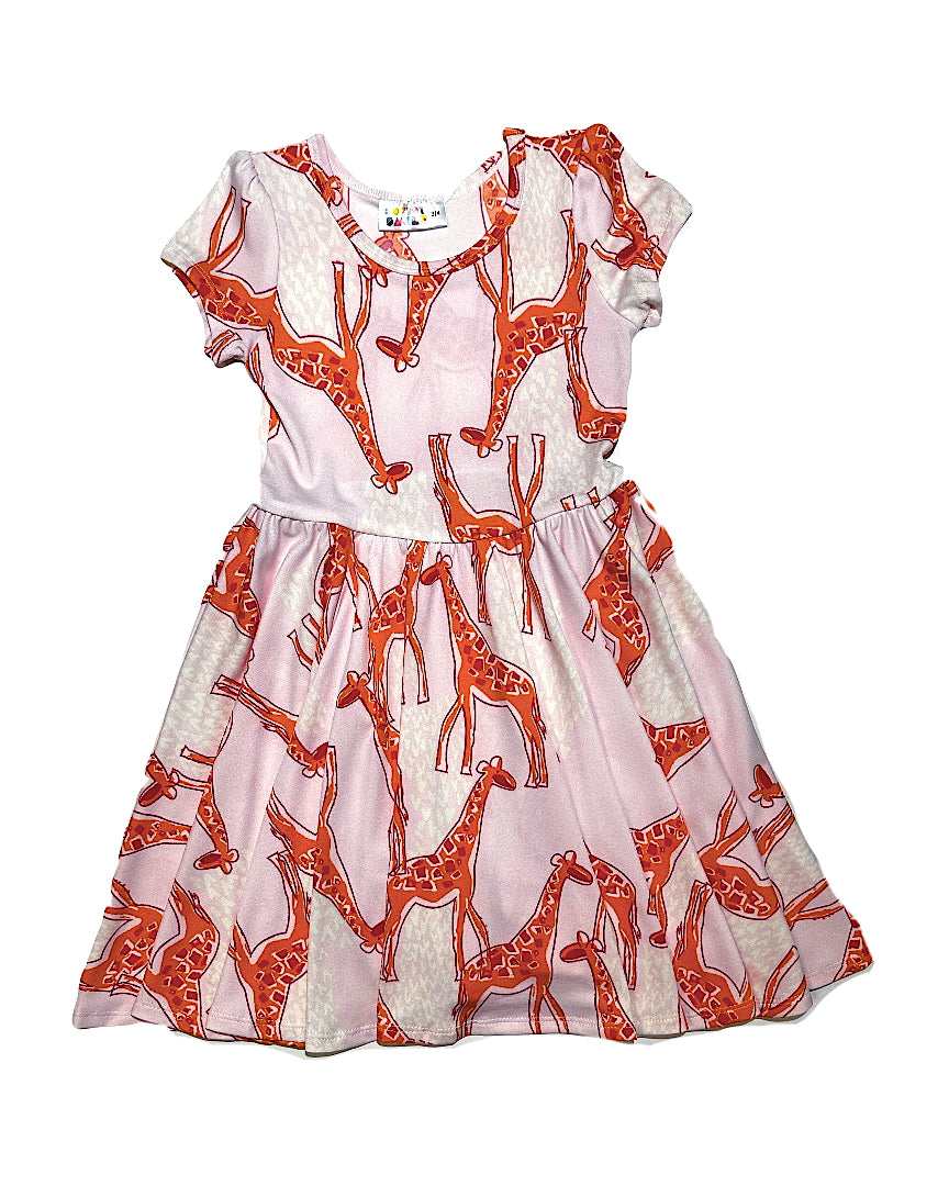 Wild Wonder Giraffe Cap Dress