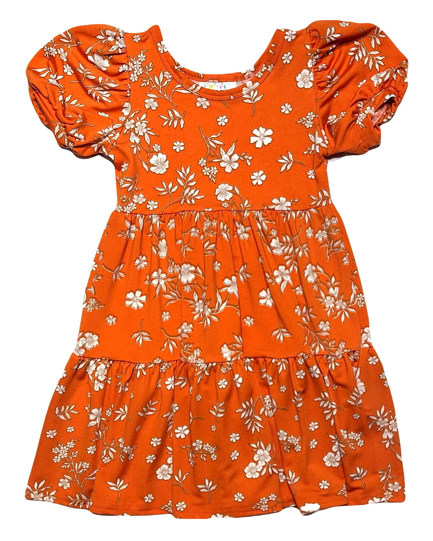 Pumpkin Blossom Tier Dress 🎃🌼