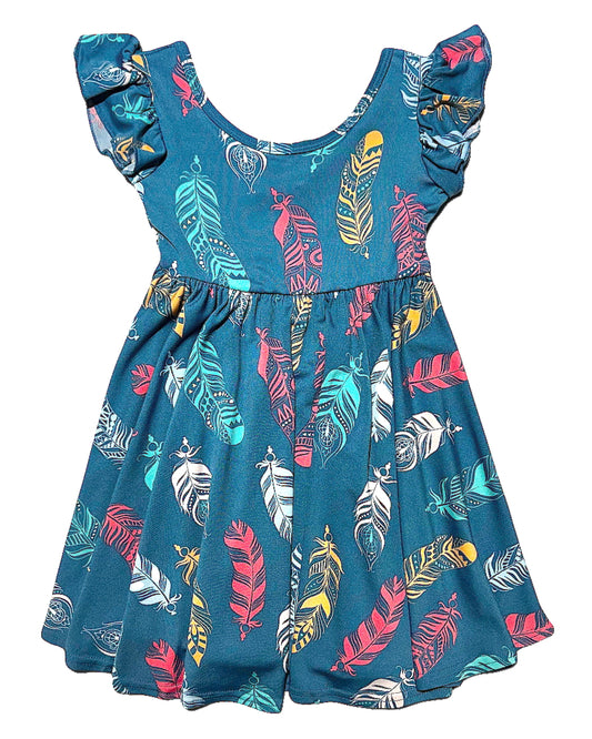 Feather Fairy Empire Dress 🪶✨