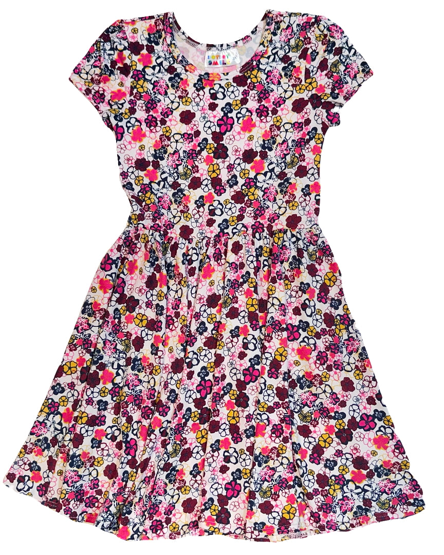 Bloom Burst Cap Dress 🌸💛🌺