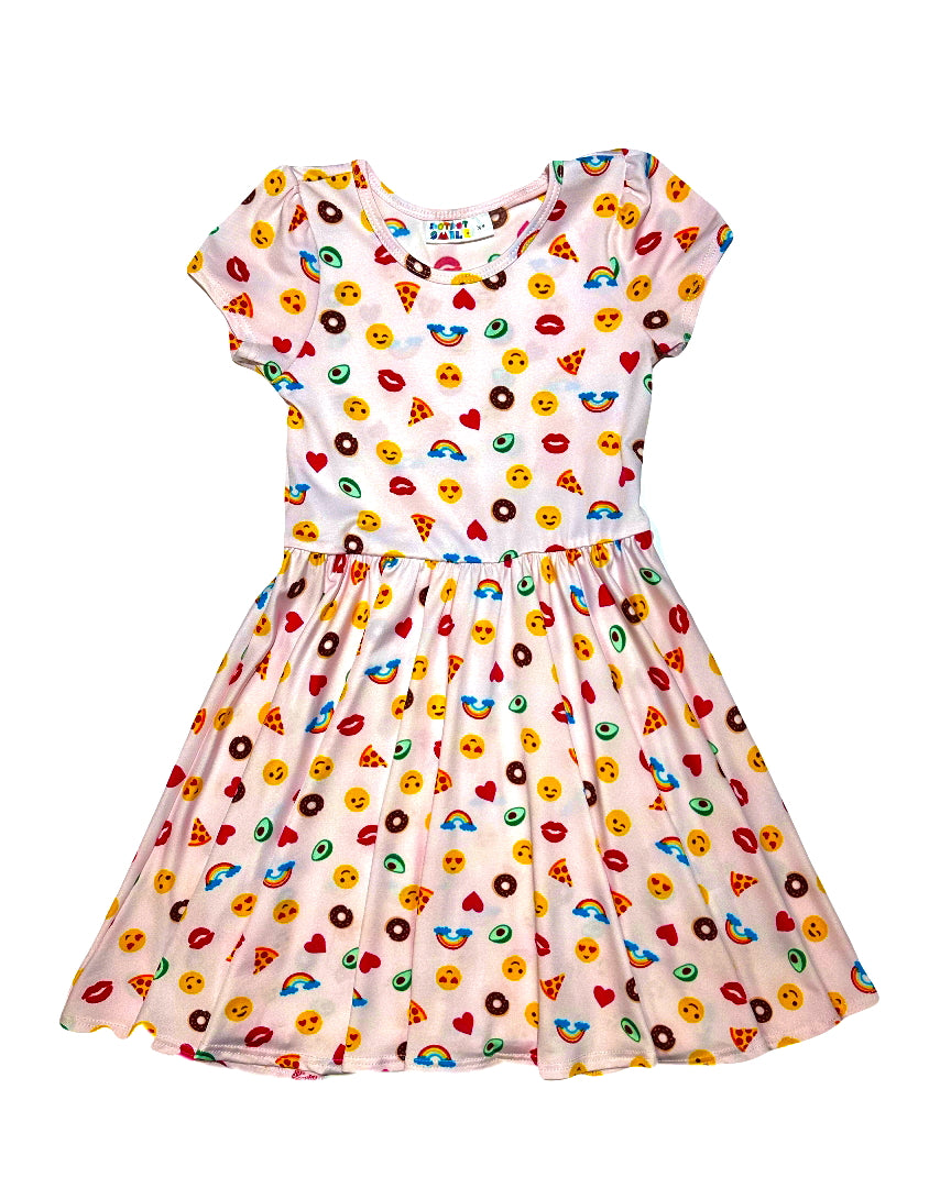 Emoji Party Cap Dress