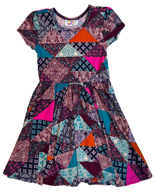 Sally’s Patchwork Cap Dress 🖤🎃