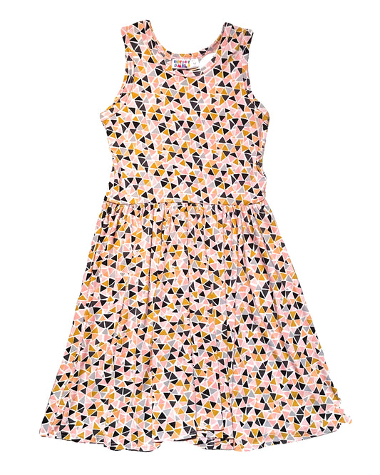 Pink and Black Tezza Tank Dress