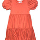 Coral Kiss Tier Dress 🧡💋