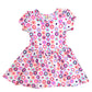 Playful Pink Polka Power Cap Dress