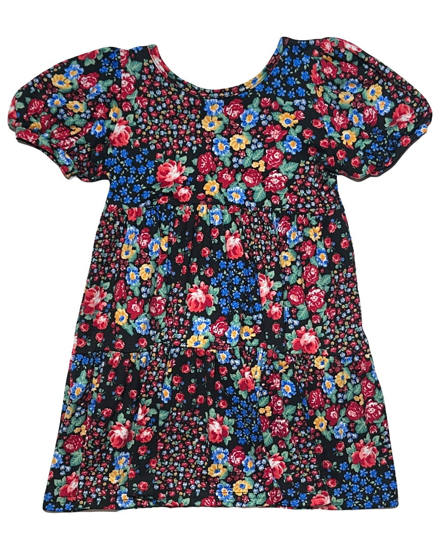 Midnight Meadow Tier Dress 🌙🌼🌺