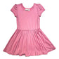 Dusty Rose Delight Cap Dress
