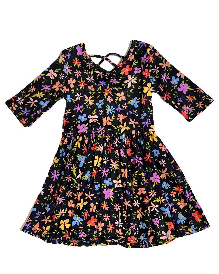 Color Burst Ballerina Dress 🎨🌸