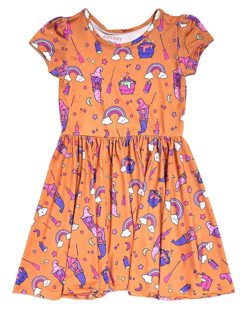Hocus Pocus Mermaid Magic Cap Dress 🧙‍♀️🧹🔮