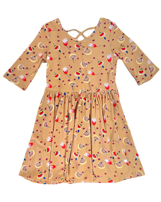 Autumn Whirl Ballerina Dress 🍂✨