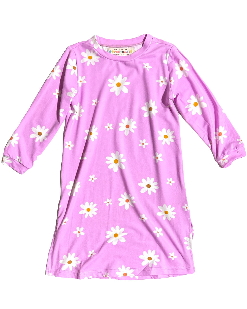 Fuchsia Pop Floral Dress