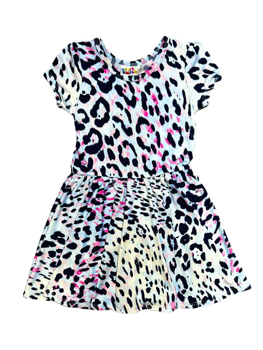 Pastel Leopard Love Cap Dress 💞🐆