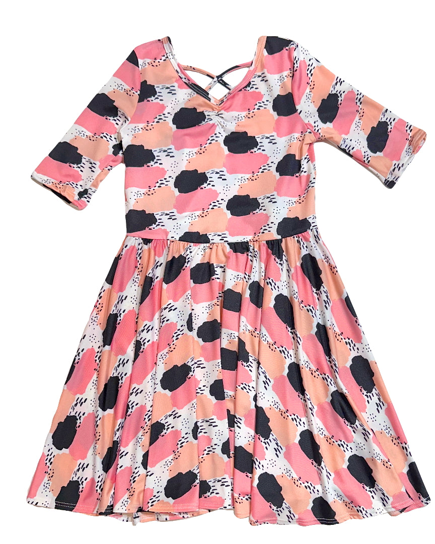 Coral Cloud Ballerina Dress ☁️🌸