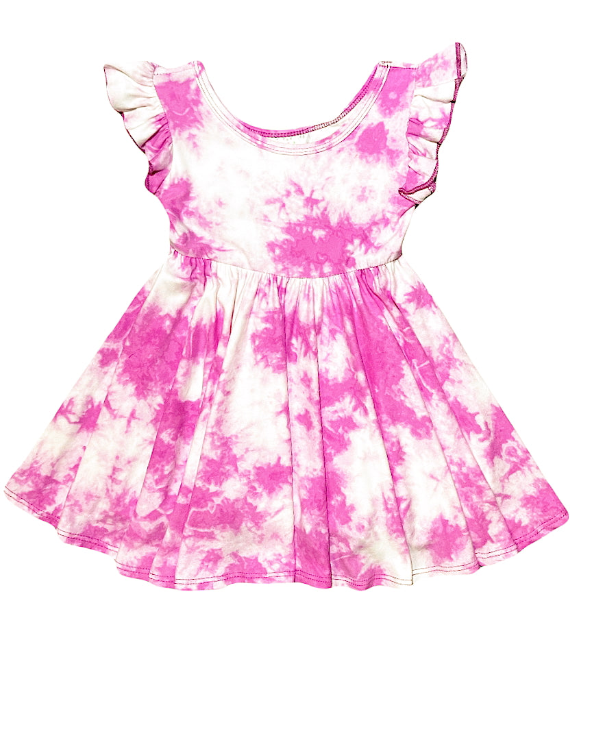 Berry Bliss Tie-Dye Empire Dress 🍇💜