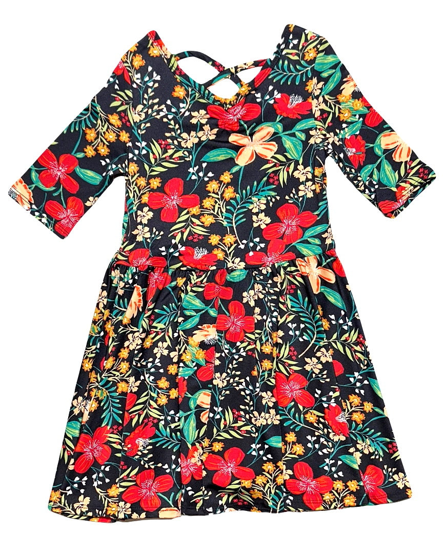 Tropical Bloom Ballerina Dress 🌺🌿💃