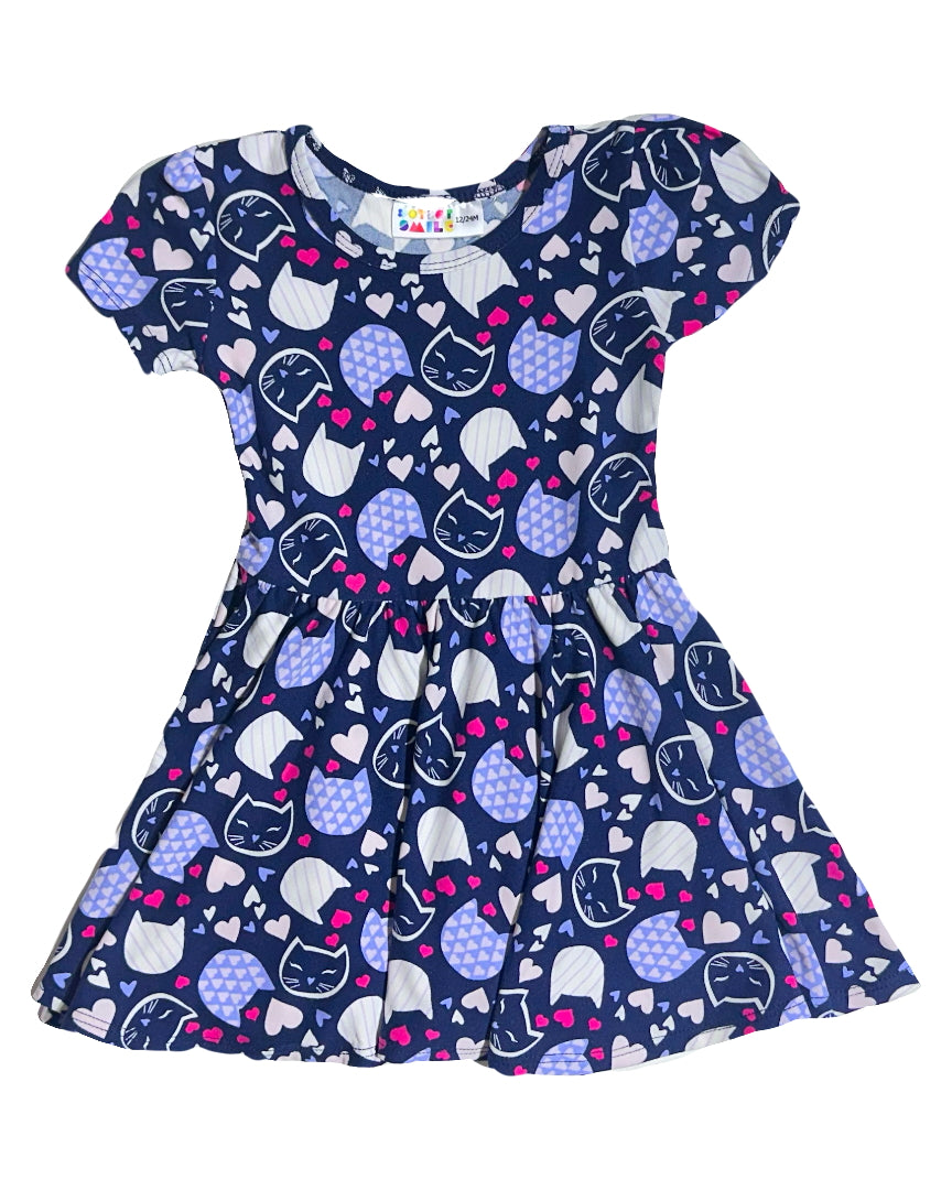 Purrfect Love Cap Dress 🐾💜💗