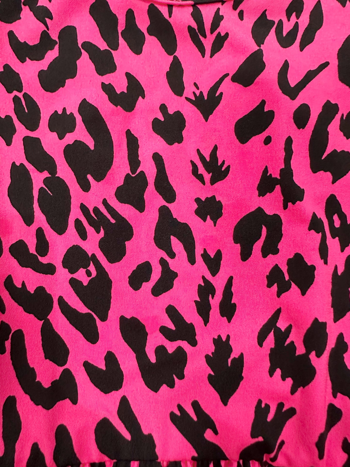 HOT PINK Cheetah Tank Dress