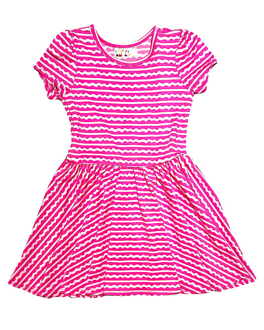 Bubblegum Breeze Cap Dress