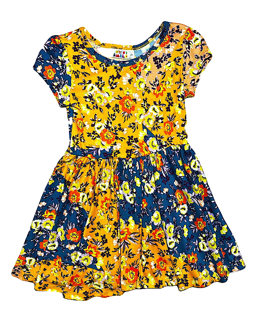 Golden Meadow Cap Dress