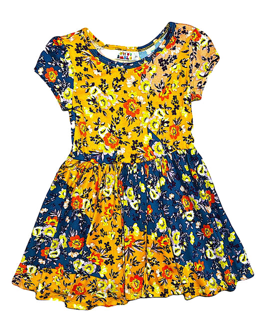 Golden Meadow Cap Dress