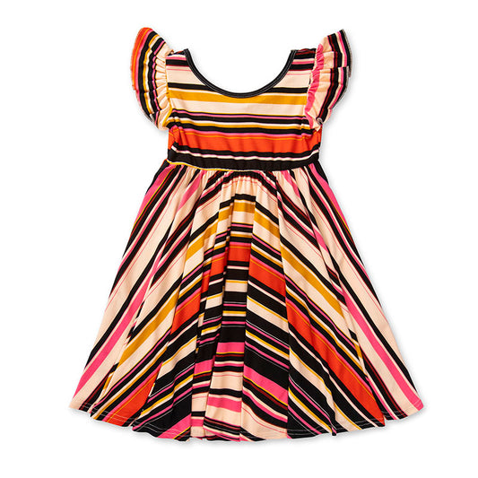 Pastel Abstract Empire Dress