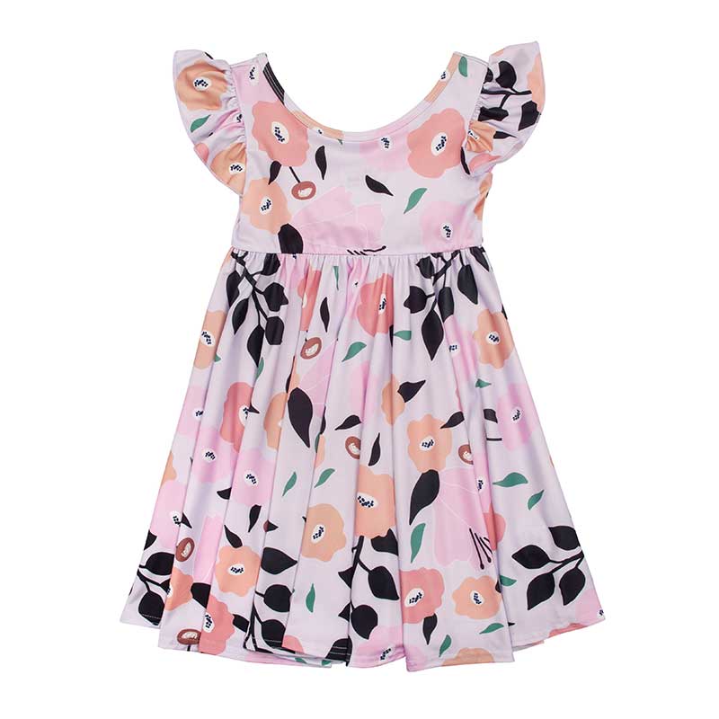 Scattered Flowers Empire Dress