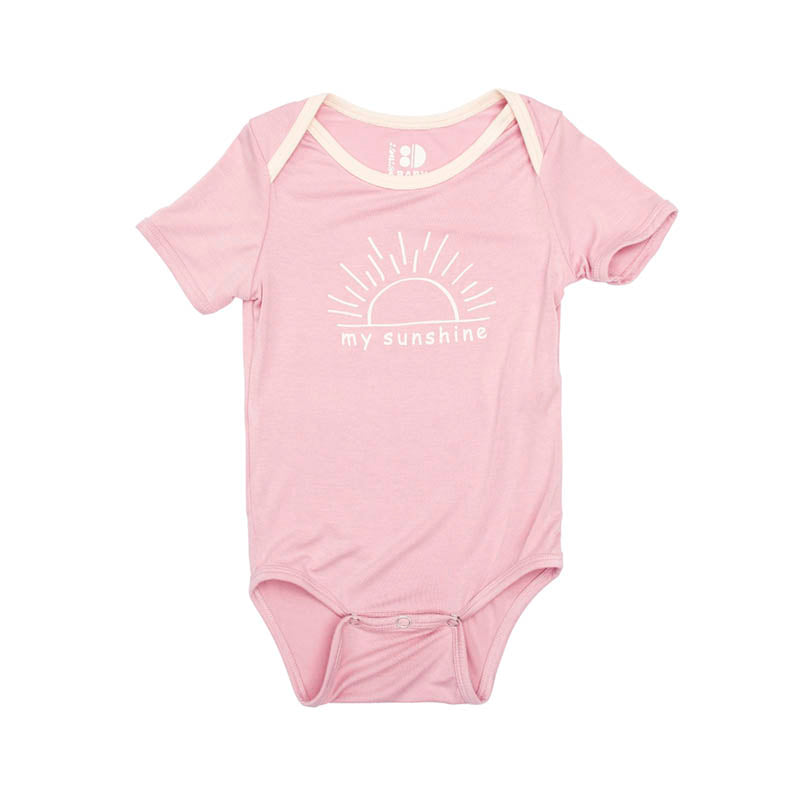 You Are My Sunshine Pink Bodysuit