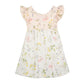 Apricot Two-Tone Autumn in Bloom Empire Dress