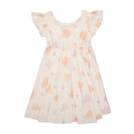 Falling Tulips Empire Dress