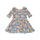 Colorful Targets Ballerina Dress