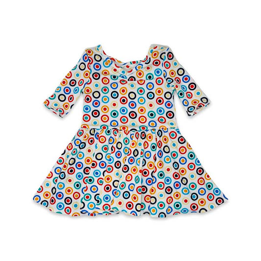 Colorful Targets Ballerina Dress