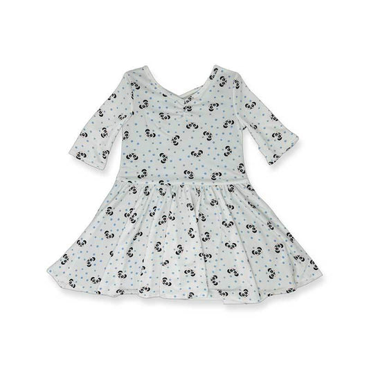 Panda Polka Dots Ballerina Dress