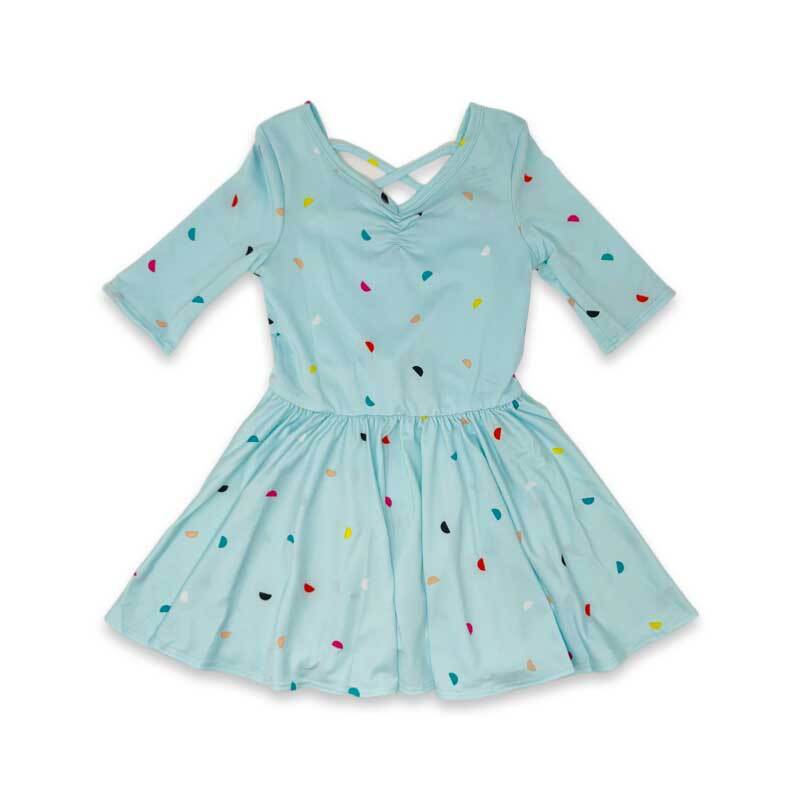 Blue Half Moon Ballerina Dress