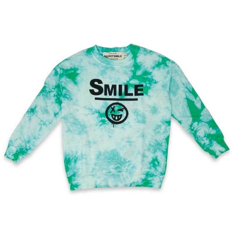 Tie-Dye Smile Crewneck