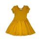 Golden Mustard Cap Dress