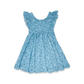Blue Tiny Flowers Empire Dress
