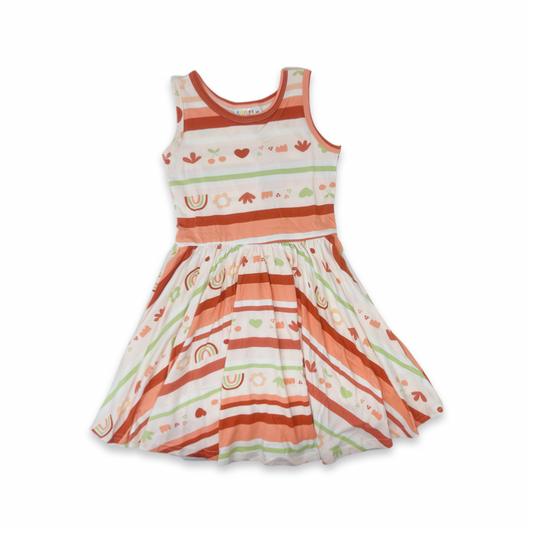 Stripes of Rainbows Tank Dress