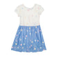 Cream Sweet Vanilla Split Cap Dress