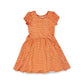 Orange Lines Cap Dress