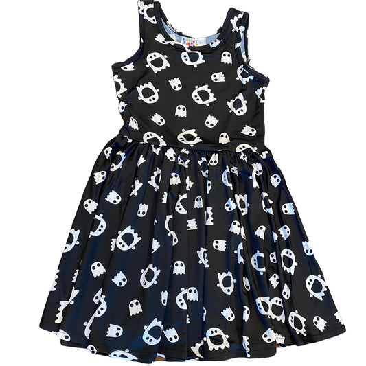 Black Ghost Tank Dress