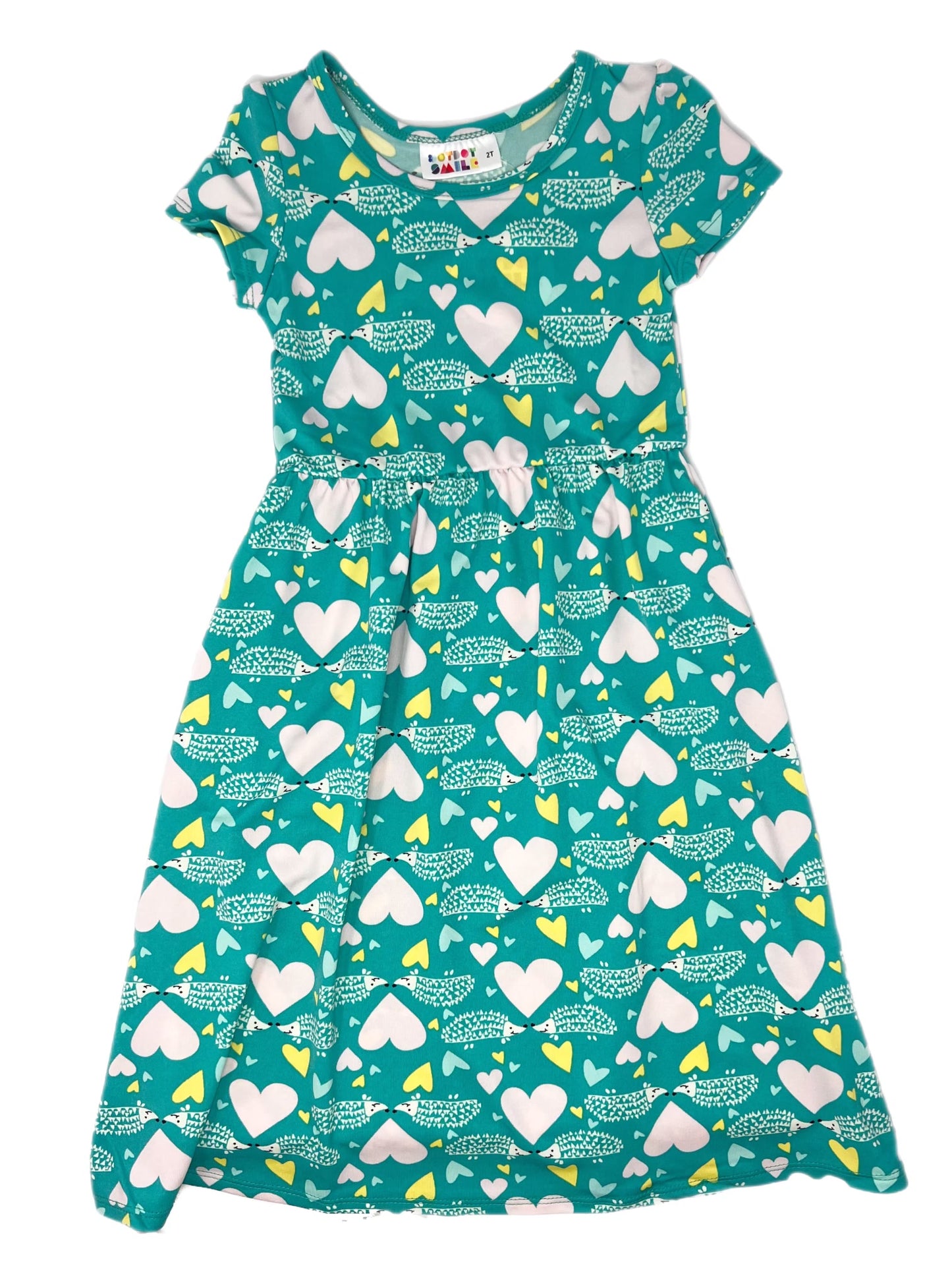 Porcupine Hearts Maxi Dress