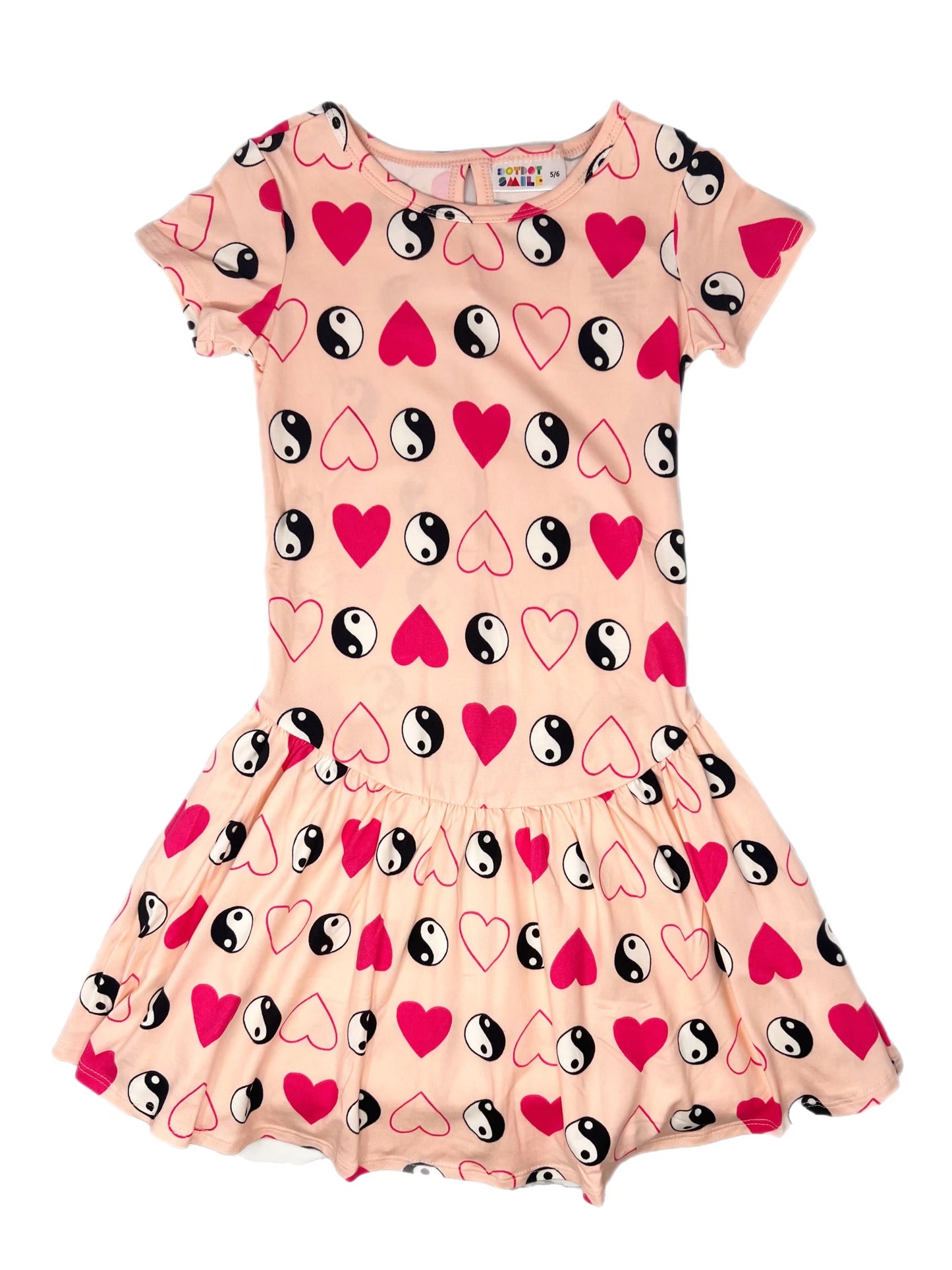 Yin & Yang Hearts Flapper Dress ☯💕
