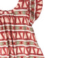 A Red Jolly Good Time Swing Dress