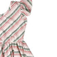 Tinsel Stripe Empire Dress