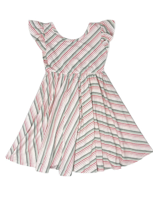 Tinsel Stripe Empire Dress