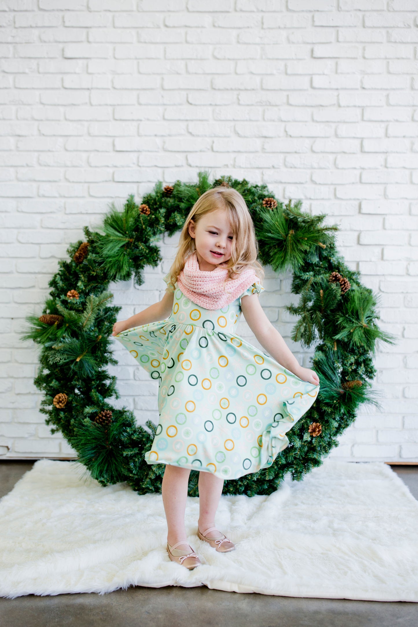 Red Ribbon Empire Dress