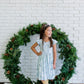 Red Ribbon Empire Dress